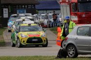 Rallye Český Krumlov: Start do Super RZ na Výstavišti v Českých Budějovicích